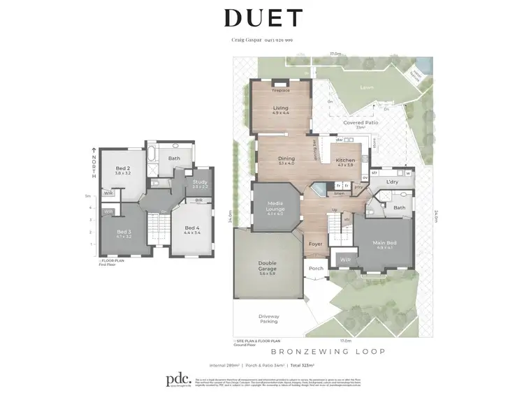 Floorplan of Homely house listing, 48 Bronzewing Loop, Wembley WA 6014