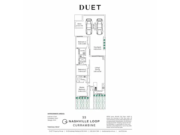 Floorplan of Homely house listing, 22 Nashville Loop, Currambine WA 6028