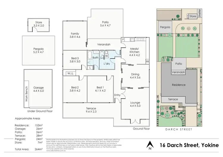 Floorplan of Homely house listing, 16 Darch Street, Yokine WA 6060