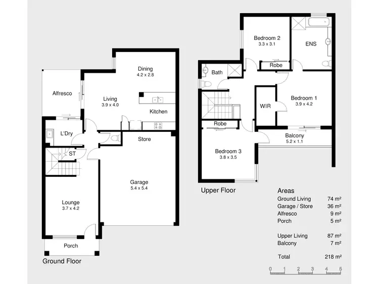 Floorplan of Homely townhouse listing, 18D Marian Street, Innaloo WA 6018