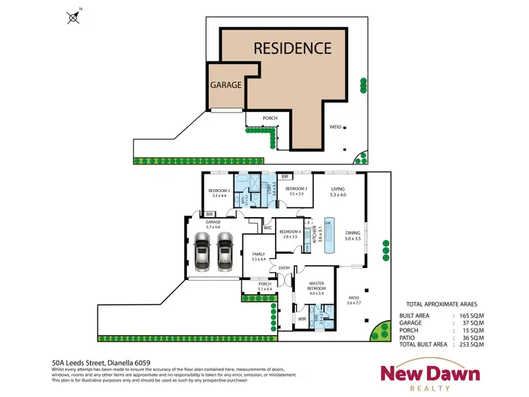 Floorplan of Homely house listing, 50A Leeds Street, Dianella WA 6059