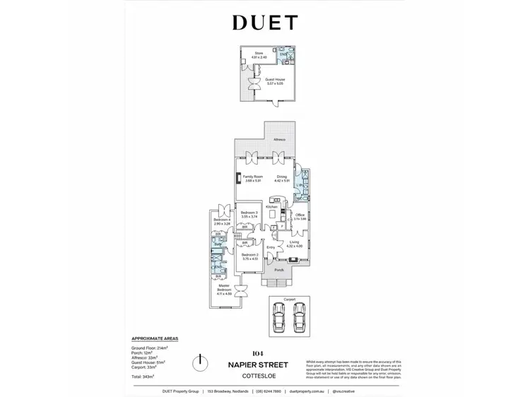 Floorplan of Homely house listing, 104 Napier Street, Cottesloe WA 6011