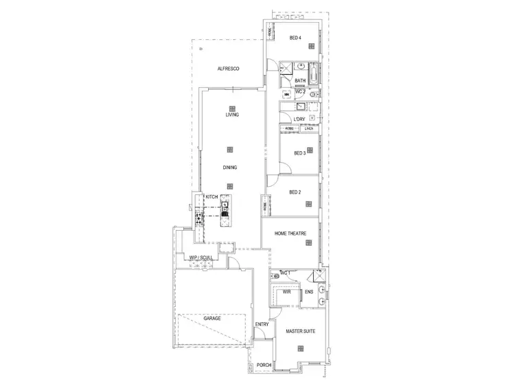 Floorplan of Homely house listing, 22 Awati Way, Jindalee WA 6036