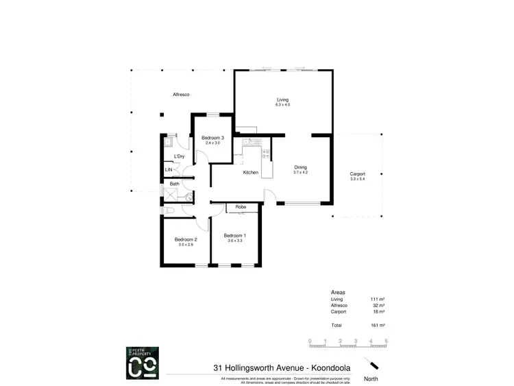 Floorplan of Homely house listing, 31 Hollingsworth Avenue, Koondoola WA 6064
