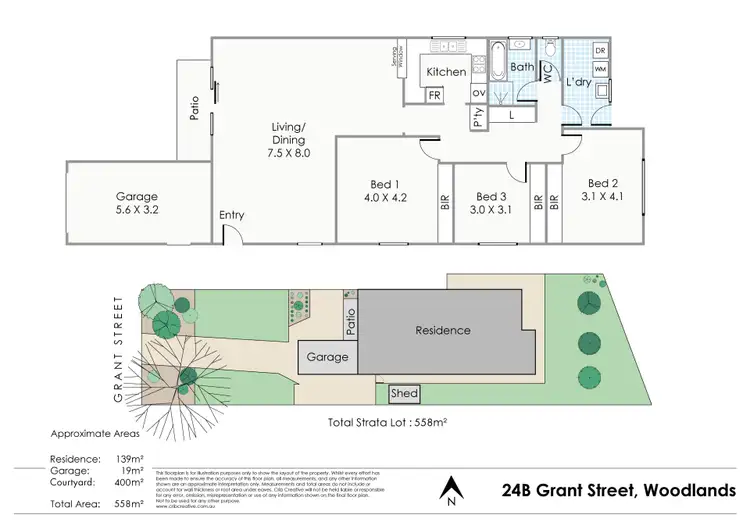 Floorplan of Homely house listing, 24b Grant Street, Woodlands WA 6018