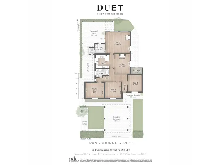 Floorplan of Homely house listing, 22 Pangbourne Street, Wembley WA 6014