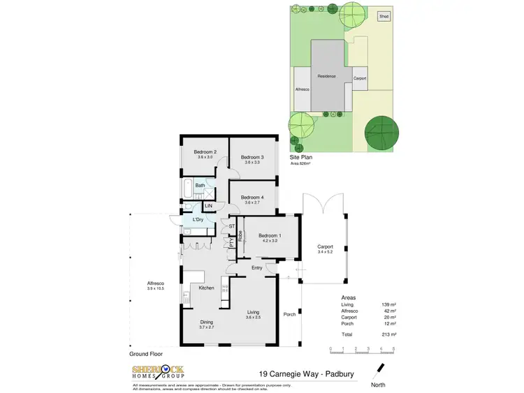 Floorplan of Homely house listing, 19 Carnegie Way, Padbury WA 6025