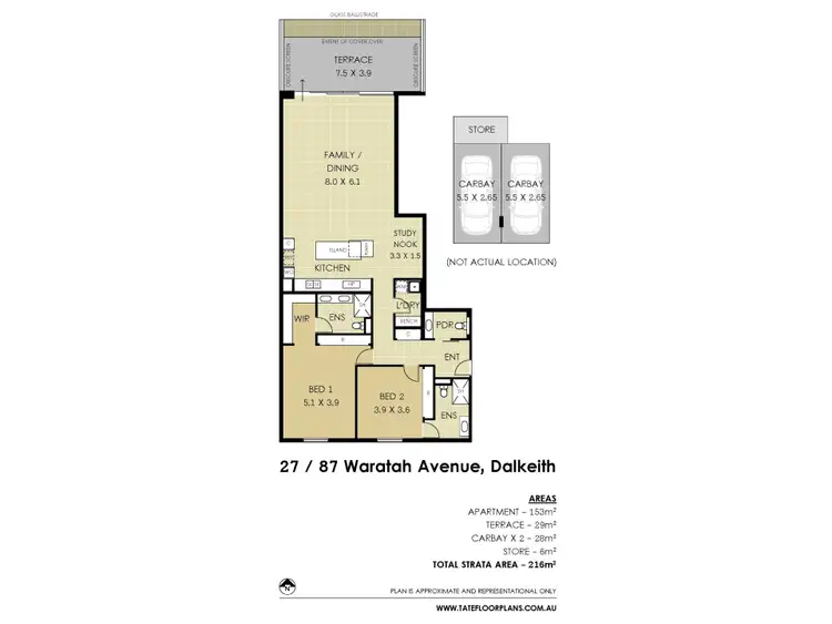 Floorplan of Homely apartment listing, 27/87 Waratah Avenue, Dalkeith WA 6009