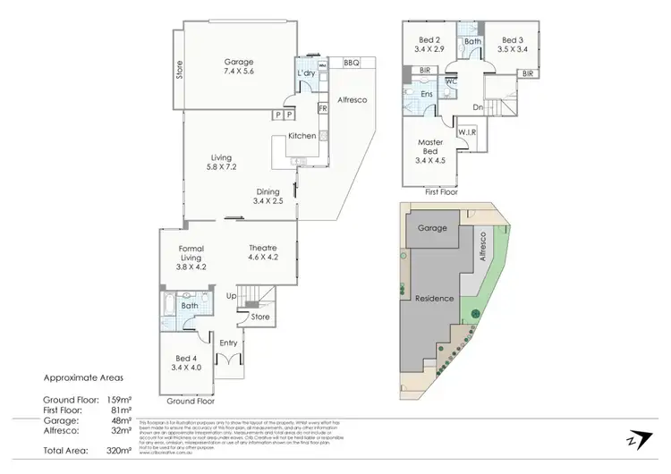 Floorplan of Homely house listing, 52 Stadium Drive, Floreat WA 6014