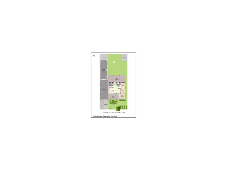 Floorplan of Homely house listing, 11 Frost Street, Swan View WA 6056