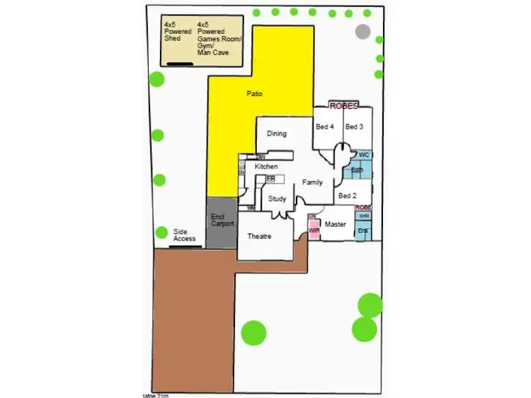 Floorplan of Homely house listing, 22 Manildra Drive, Dudley Park WA 6210
