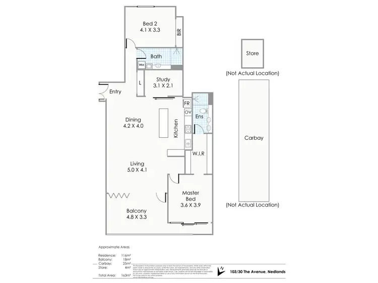 Floorplan of Homely house listing, 103/30 The Avenue, Nedlands WA 6009