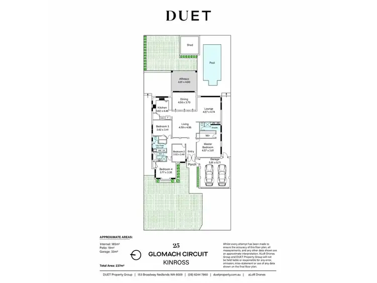 Floorplan of Homely house listing, 25 Glomach Circuit, Kinross WA 6028