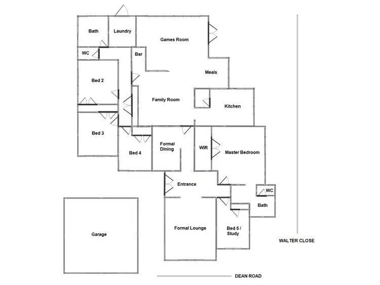 Floorplan of Homely house listing, 18 Dean Road, Bateman WA 6150