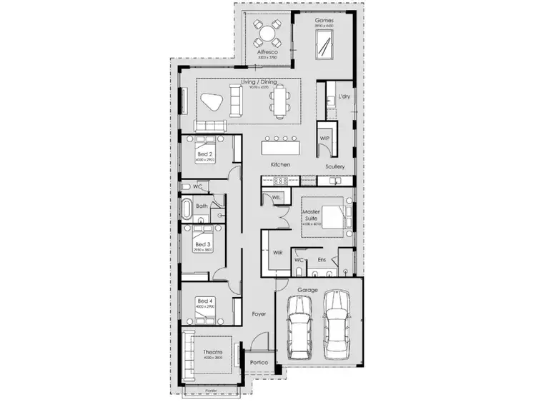 Floorplan of Homely house listing, 11 Barracoota Loop, Lakelands WA 6180