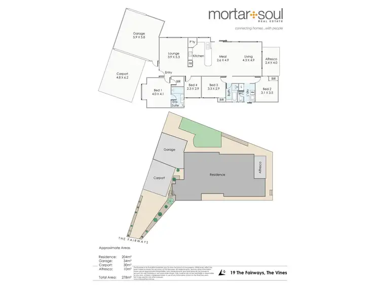 Floorplan of Homely house listing, 19 The Fairways, The Vines WA 6069