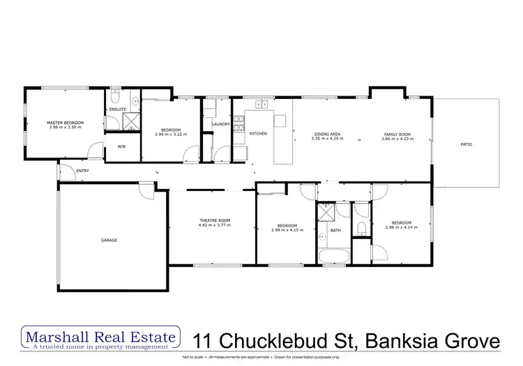 Floorplan of Homely house listing, 11 Chucklebud Street, Banksia Grove WA 6031