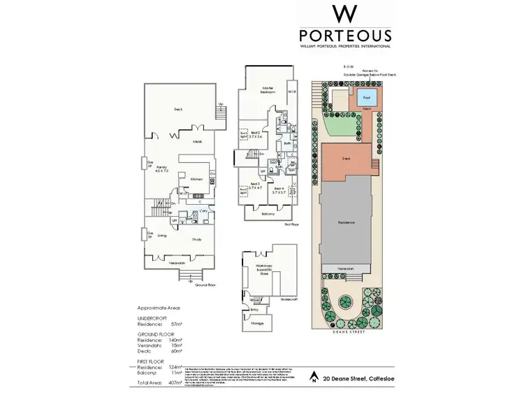 Floorplan of Homely house listing, 20 Deane Street, Cottesloe WA 6011