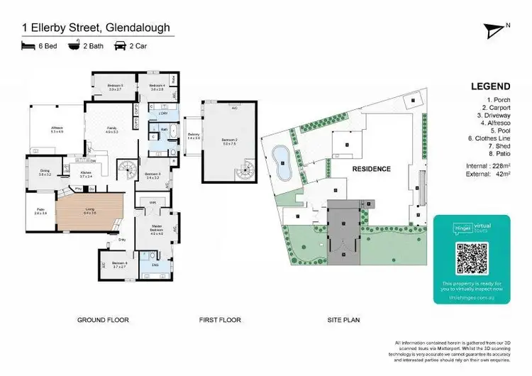 Floorplan of Homely house listing, 1 Ellerby Street, Glendalough WA 6016