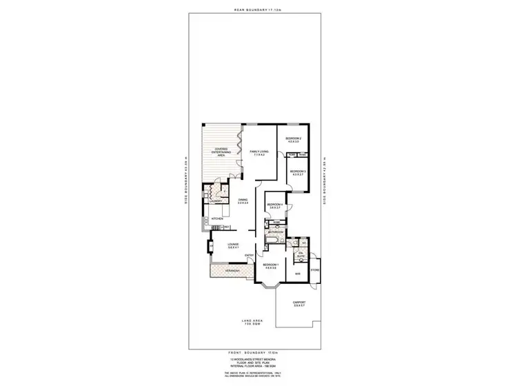 Floorplan of Homely house listing, 13 Woodlands Street, Menora WA 6050