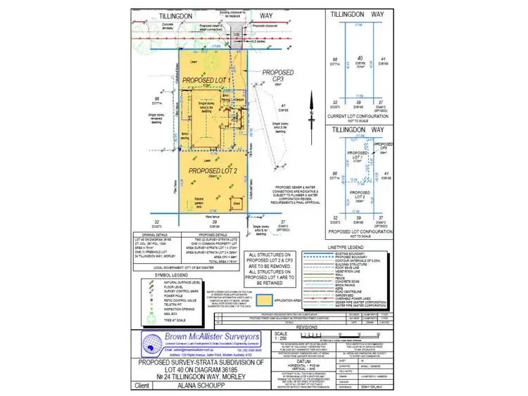 Floorplan of Homely land listing, Lot 2, 24 Tillingdon Way, Morley WA 6062