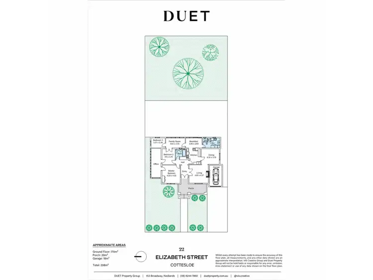 Floorplan of Homely house listing, 22 Elizabeth Street, Cottesloe WA 6011