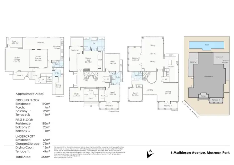 Floorplan of Homely house listing, 6 Mathieson Avenue, Mosman Park WA 6012