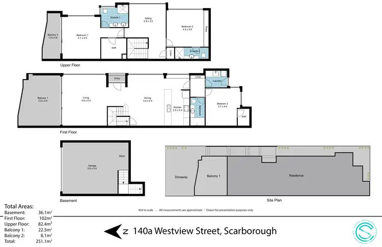 Floorplan of Homely house listing, 140A Westview Street, Scarborough WA 6019