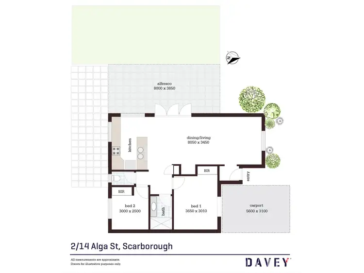 Floorplan of Homely house listing, 2/14 Alga Street, Scarborough WA 6019
