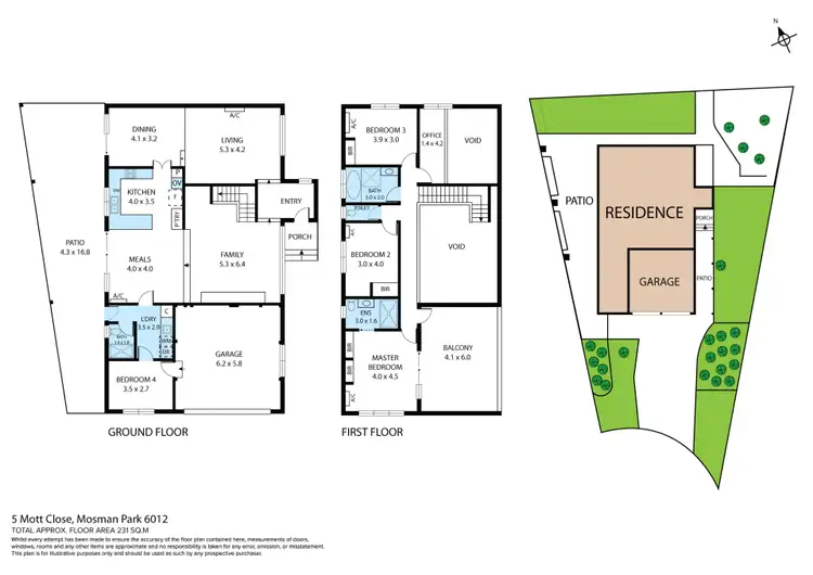 Floorplan of Homely house listing, 5 Mott Close, Mosman Park WA 6012
