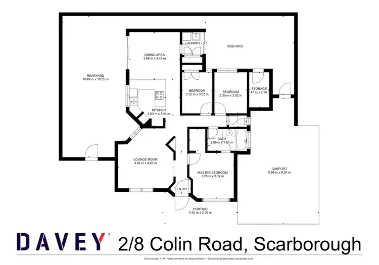 Floorplan of Homely house listing, 2/8 Colin Road, Scarborough WA 6019