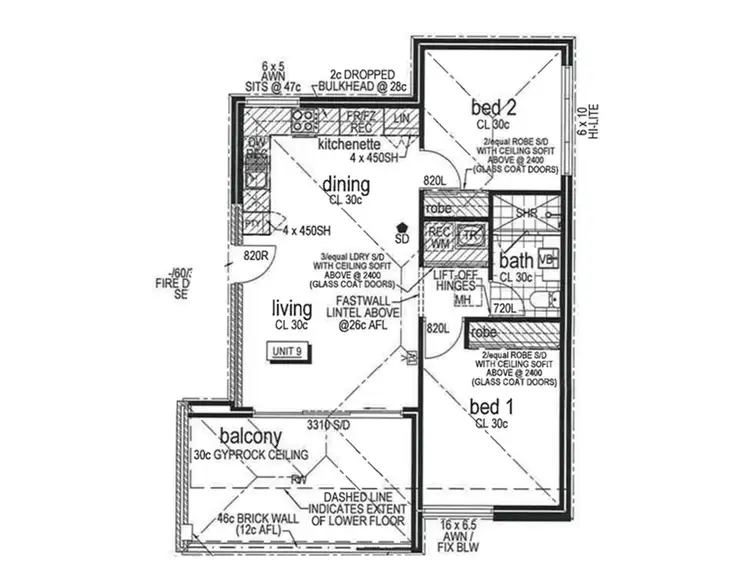 Floorplan of Homely apartment listing, 9/329 Hector Street, Tuart Hill WA 6060