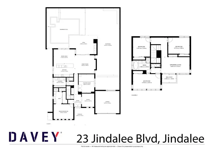 Floorplan of Homely house listing, 23 Jindalee Boulevard, Jindalee WA 6036