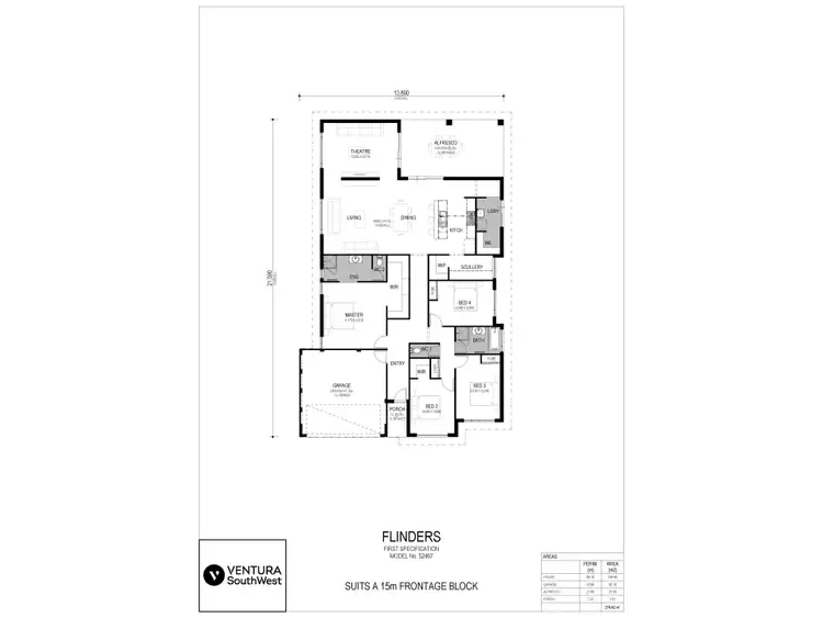 Floorplan of Homely house listing, 8 Caretta Street, Vasse WA 6280