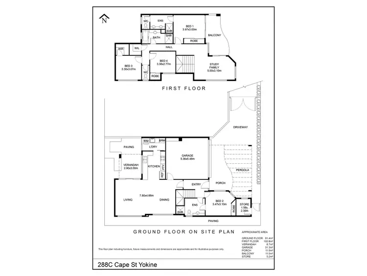 Floorplan of Homely house listing, 288C Cape Street, Yokine WA 6060