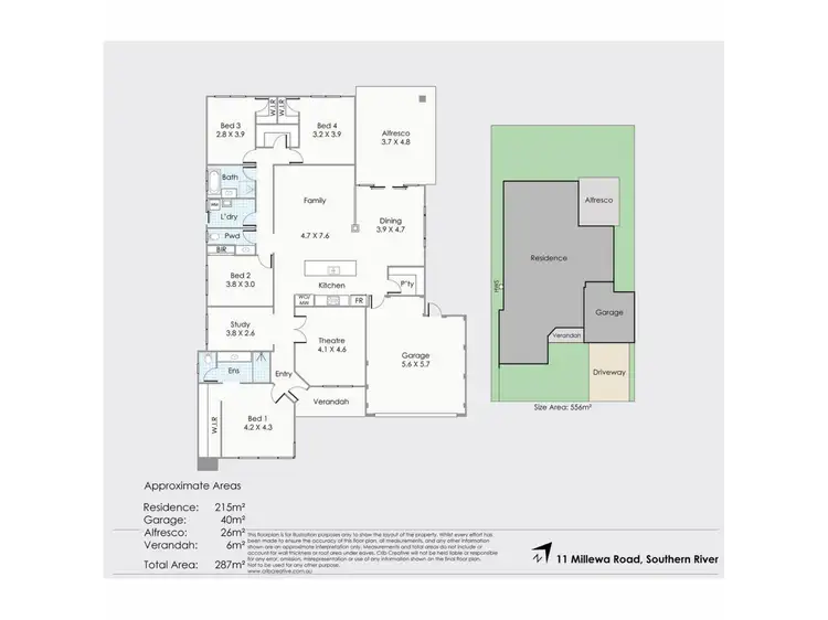 Floorplan of Homely house listing, 11 Millewa Road, Southern River WA 6110