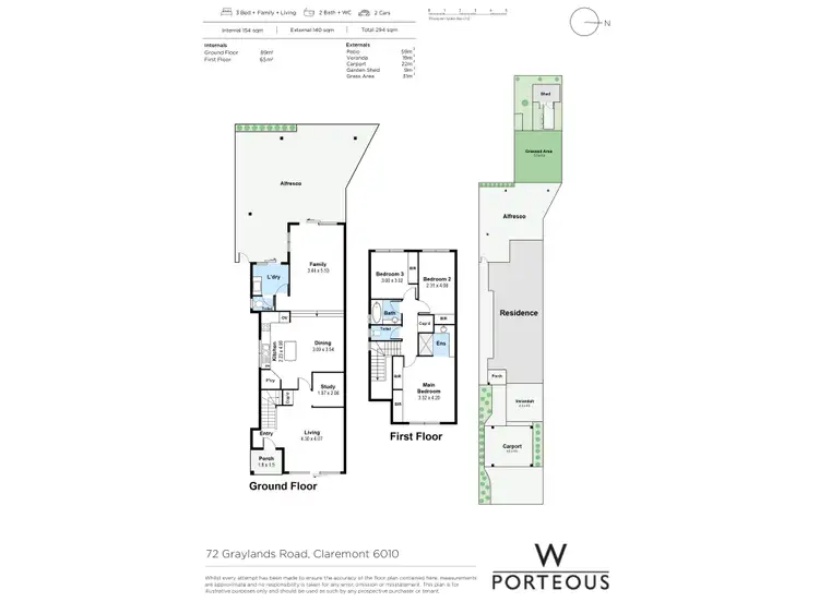 Floorplan of Homely house listing, 72 Graylands Road, Claremont WA 6010