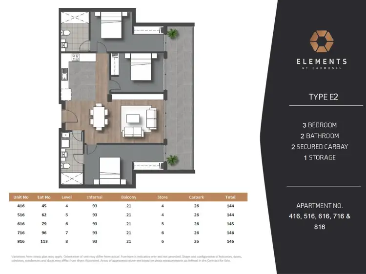 Floorplan of Homely apartment listing, 616/14-16 Leila Street, Cannington WA 6107