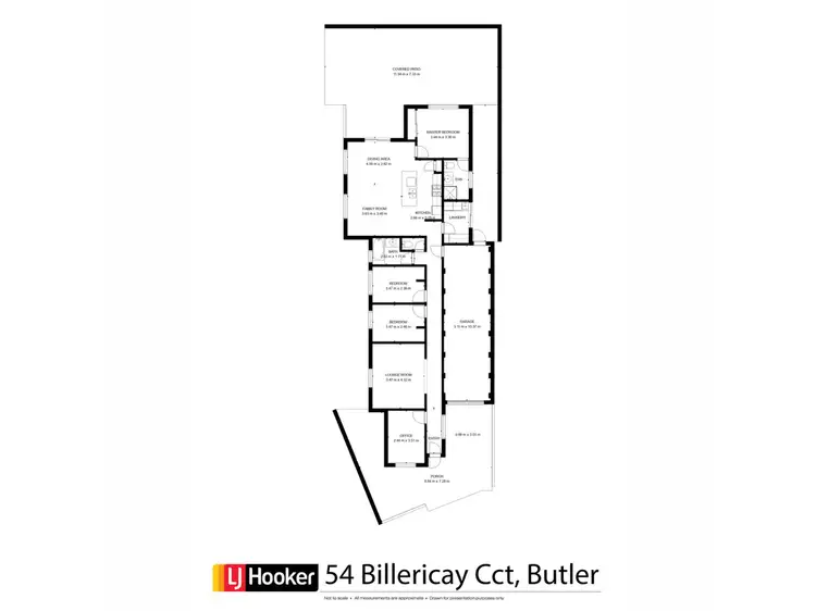 Floorplan of Homely house listing, 54 Billericay Circuit, Butler WA 6036