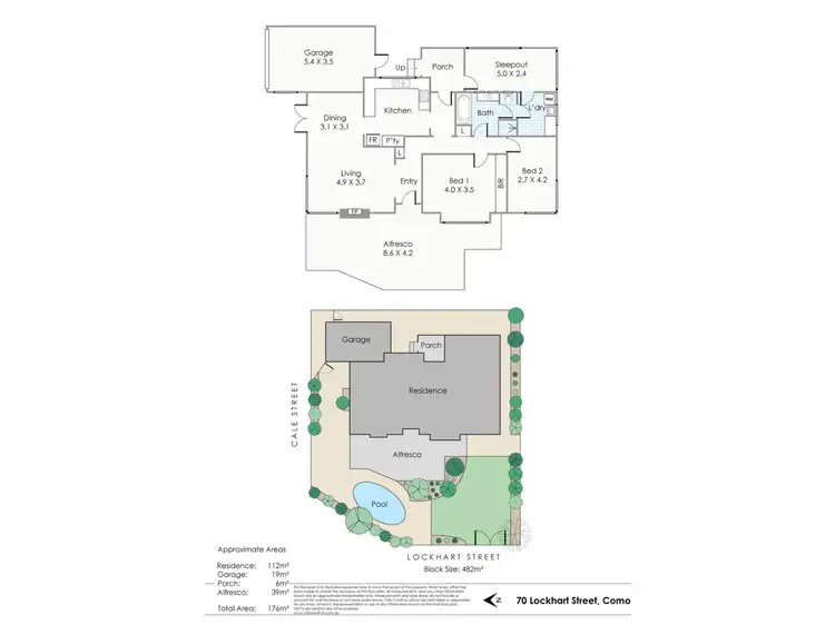 Floorplan of Homely house listing, 70 Lockhart Street, Como WA 6152