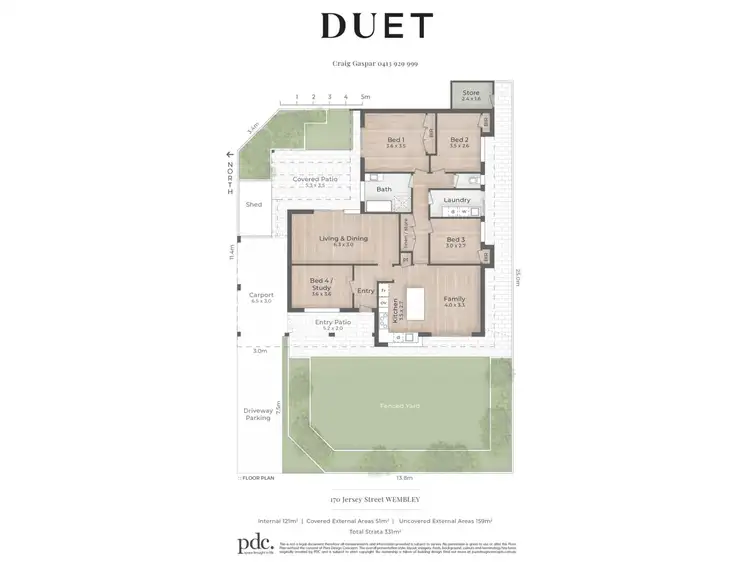 Floorplan of Homely house listing, 170 Jersey Street, Wembley WA 6014