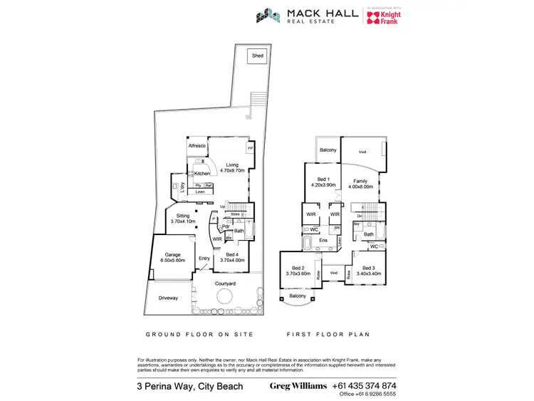 Floorplan of Homely house listing, 3 Perina Way, City Beach WA 6015