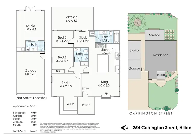 Floorplan of Homely house listing, 254 Carrington Street, Hilton WA 6163