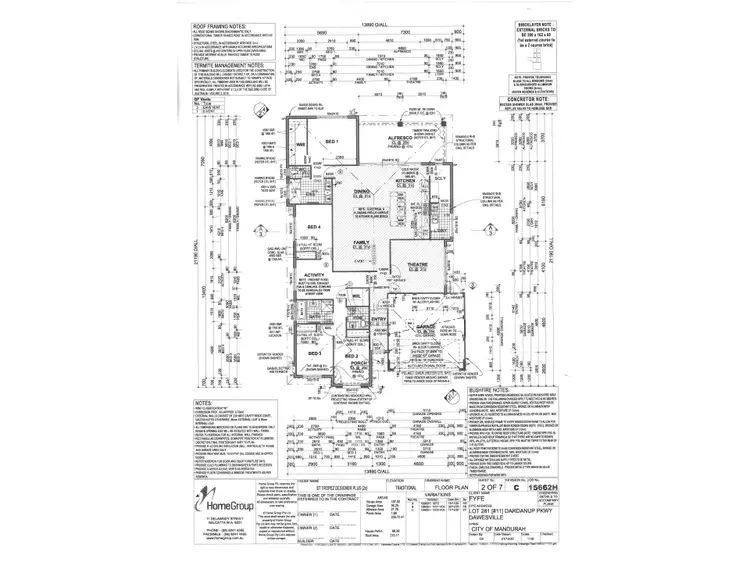 Floorplan of Homely house listing, 11 Dardanup Parkway, Dawesville WA 6211