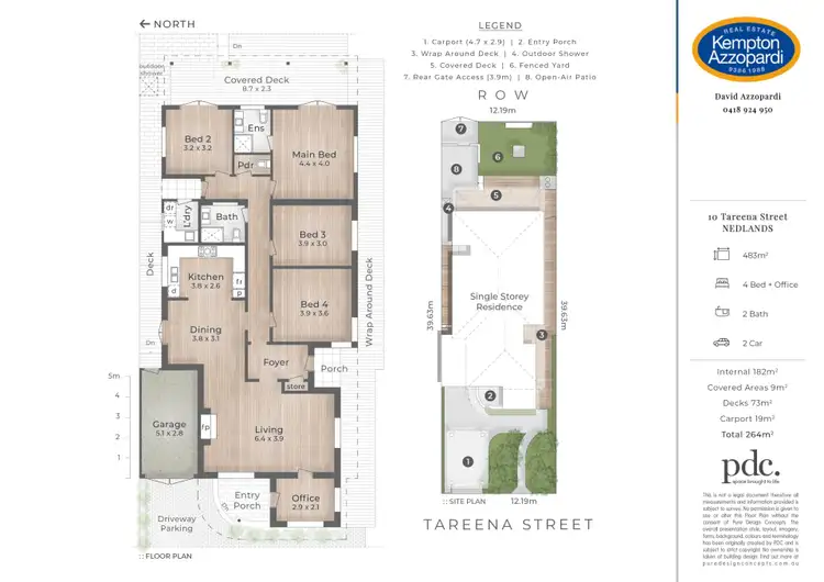 Floorplan of Homely house listing, 10 Tareena Street, Nedlands WA 6009