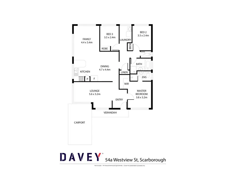 Floorplan of Homely house listing, 54A Westview Street, Scarborough WA 6019