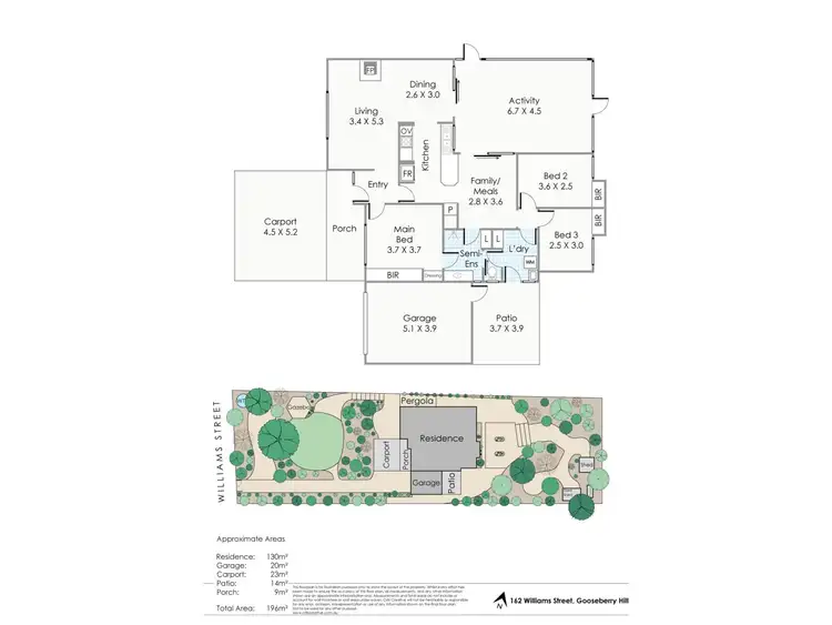Floorplan of Homely house listing, 162 Williams Street, Gooseberry Hill WA 6076