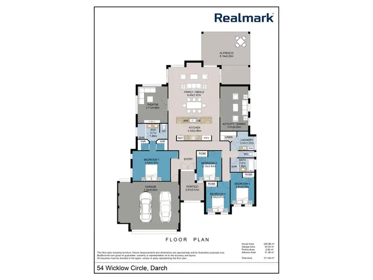 Floorplan of Homely house listing, 54 Wicklow Circle, Darch WA 6065