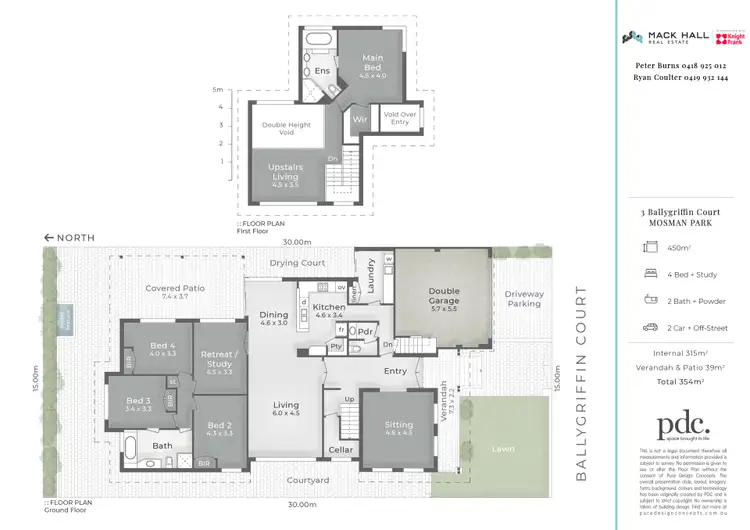 Floorplan of Homely house listing, 3 Ballygriffin Court, Mosman Park WA 6012
