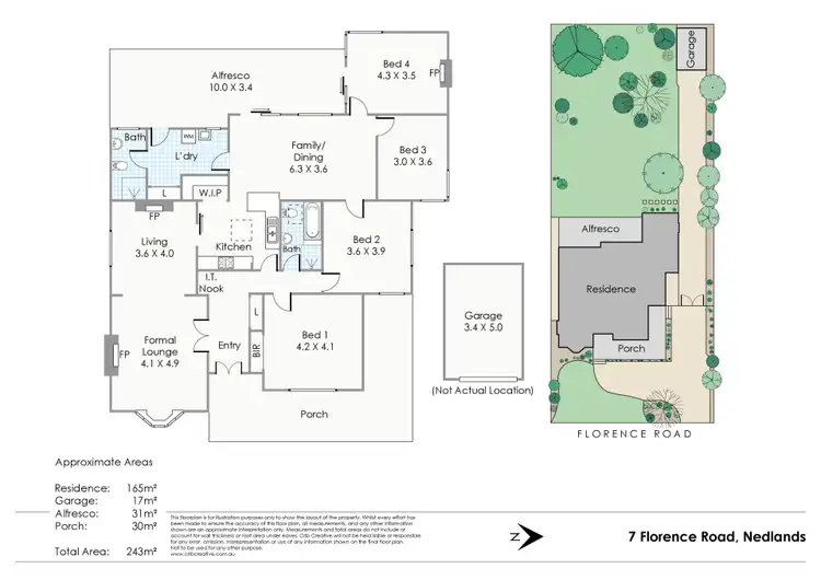 Floorplan of Homely house listing, 7 Florence Road, Nedlands WA 6009